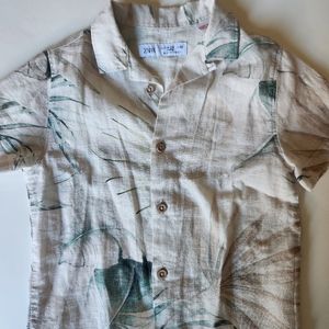 Zara Palm Shirt